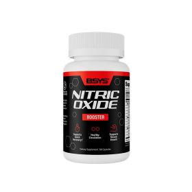 BSYS Nitric Oxide Support  Promotes Healthy Blood Flow  Vascular Relaxation  Muscle Oxygen & Nutrient Delivery  Fatigue Resistance  WorkoutPerfor (Option: One bottle)